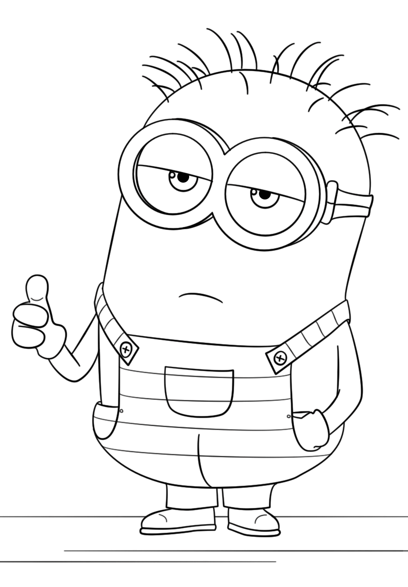 images of coloring pages minions despicable me - photo #10