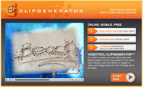 clipgenerator-gestione-foto-Clipgenerator è un servizio online gratuito che ci consente di realizzare stupendi slideshow, completi di effetti e musica.