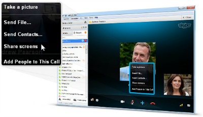 Skype condivisione dello schermo