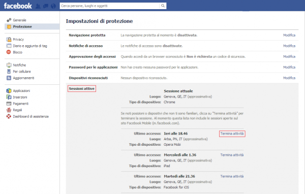 facebook-accesso-non autorizzato