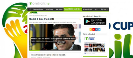 informazioni sui mondiali Brasile 2014