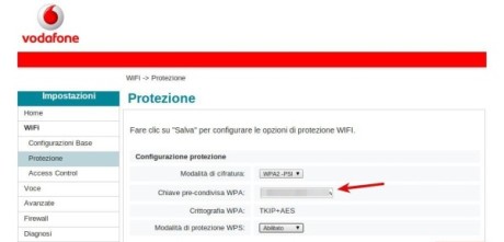 Cambiare la password Wi-Fi su Vodafone Station e Station 2