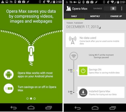 operamax-risparmiare traffico internet smartphone