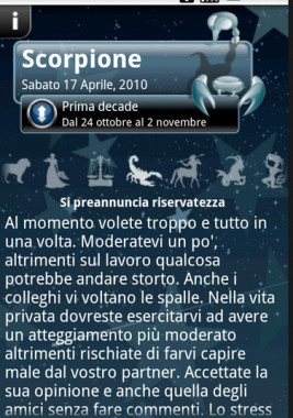 Mio oroscopo per Android