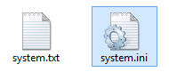 system.ini foto
