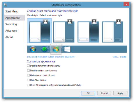 StartIsBack-programma-per tasto start Windows 8