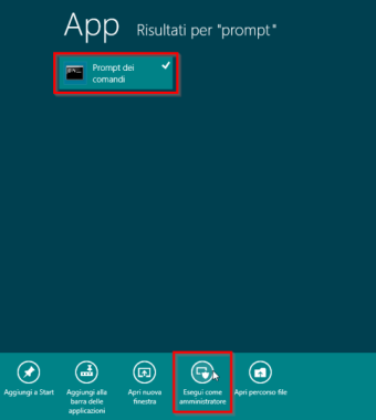 esegui-amministratore-prompt-windows-8