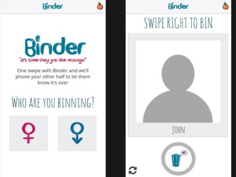 Binder, l'app per lasciarsi a distanza