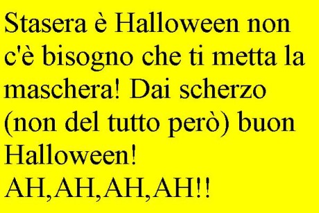 frasi Halloween per WhatsApp scherzo