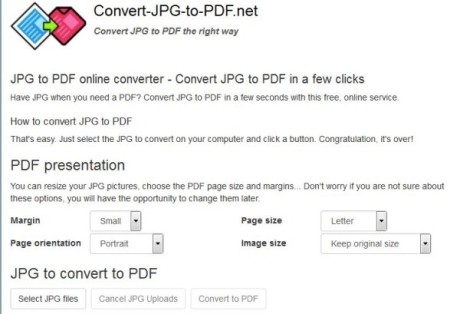 convertire foto in PDF online
