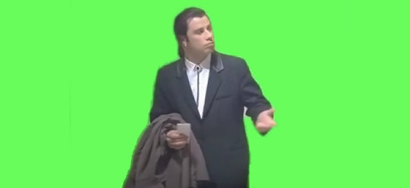 Travolta confuso guida per inviare su WhatsApp