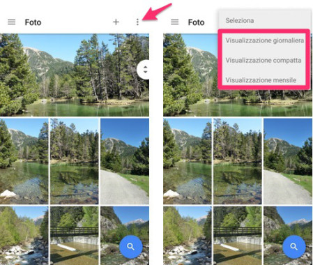 google-foto-modalita-visualizzazione-tante foto