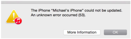 error 53 iPhone 6 iOS9 risolvere errore iPhone