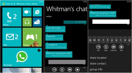 WhatsApp per windows phone