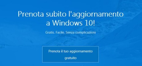 aggiornamento windows 10 ottieni