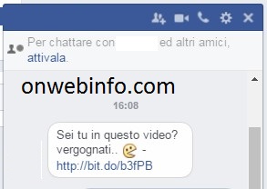 Sei tu in questo video Vergognati. Attenzione è un virus