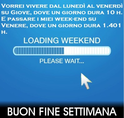 Buon-fine-settimana per WhatsApp