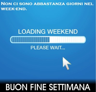 Non ci sono abbastanza giorni nel week-end whatsapp