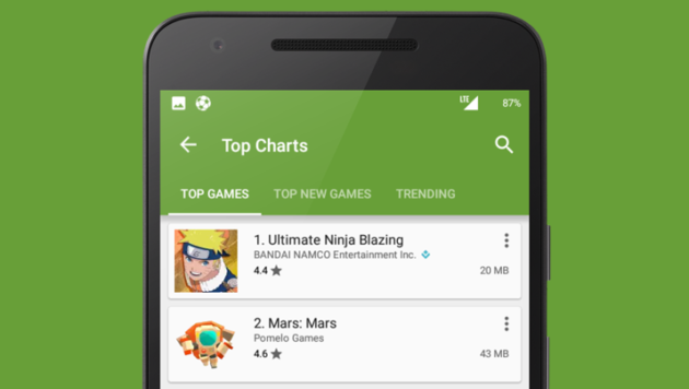 peso app direttamente nelle ricerche Play Store