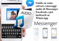 Come salvare i messaggi vocali di Messenger