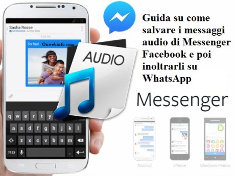 messaggi vocali da messenger