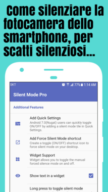 Guida per avere scatti silenziosi con lo smartphone