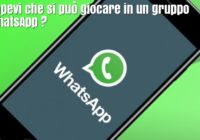 Giochi da fare in un gruppo WhatsApp